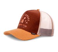 Djinns Lazy Barista Brown Beige Adjustable HFT Trucker Cap