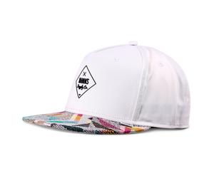 Djinns 5 Panel Snapback Rubber Aztek Cap 5P Baseball Cap Visor Hat Flat