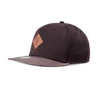 Djinns 6 Panel Snapback Cap GlenCheck Brown Baseball Cap Hat