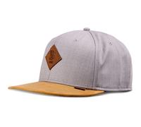 Djinns 6 Panel Snapback Cap Linen 2015 Grey Basecap Cap Logo Patch Unisex New