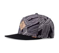 Djinns 6 Panel Snapback Cap Ma Pattern Baseball Cap Cotton Logo Leather Patch