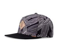 Djinns 6 Panel Snapback Cap Ma Pattern Baseball Cap Cotton Logo Leather Patch