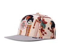 Djinns 6 Panel Snapback Cap Tutanch Linen Rev. Basecap Kappe Patch Cotton New
