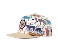 Djinns 6 Panel Snapback Cheetah Linen Cap Basecap Animal Motif Hat
