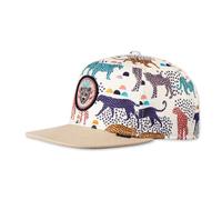 Djinns 6 Panel Snapback Cheetah Linen Cap Basecap Animal Motif Hat