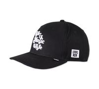 Djinns 6 Panel TrueFit IOI Music is Life Black Baseball Cap Dadcap Curved Music
