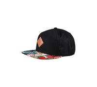 Djinns 6P SB Aloha Pine Rev. Cap Baseball Flat Brim (One Size - Black), 6 3/4-7 1/4