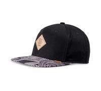 Djinns 6P SB MA Pattern Rev. Cap Women/Men - Snapback Baseball Flat Brim Snapback, with Peak Spring-Summer Spring Summer - One Size Black