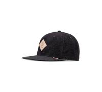 Djinns 6P SB Waffle Cord Cap Baseball Snapback (One Size - Black)