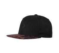 Djinns - ArtyAbstract - Snapback Cap Baseball Cap Hat Caps, Black/Orange/Khaki, One Size