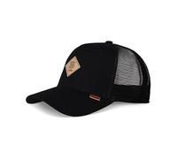 Djinns Cotton Knit Black HFT Trucker Cap - One-Size