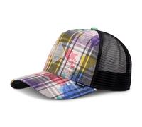 Djinns HFT Cap Dirty Check Basecap Mesh Cap Trucker Cap Allover Print Logo Patch