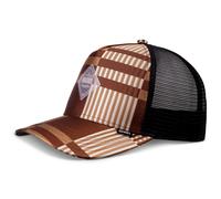 Djinns HFT Cap Shiny Check Basecap Trucker Cap Mesh Cap Modern Coffee Unisex New
