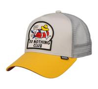 Djinns - DNC New 1.6 Trucker Cap Mesh Cap Hat Cap Hat Caps, Grey/sunny yellow, One Size