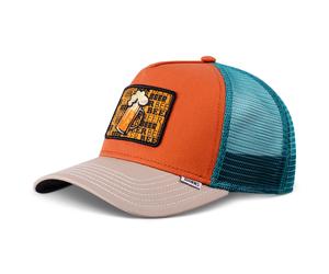 Djinns HFT Food Cap Mesh Trucker Cap High Fitted Beer Pina Waffle T-Bone Royal