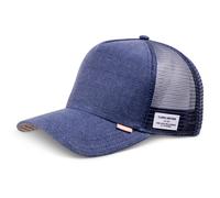 Djinns Men Trucker Caps Glen Check High Fitted blue Adjustable