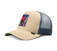 Djinns HFT Trucker Cap M-Flowers Mesh Cap Flowers Embroidery New