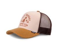 Djinns Lazy Barista Beige Brown Adjustable HFT Trucker Cap