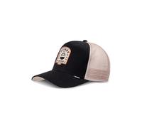 Djinns - Lazy Sunday (Black/Khaki) - Trucker Cap Mesh Cap Hat Cap Hat Caps, Black / Khaki, One Size