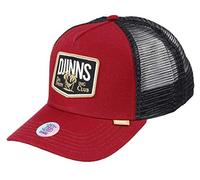 Djinns Men's Nothing Club Trucker Cap Truckercaps, Wine Red, One Size