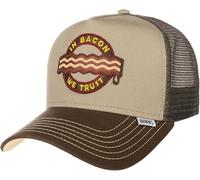 Djinns ® Trucker Cap Baseball Mesh Snap Kappi Kappe Hft Food Bacon Khaki