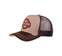 Djinns Men's Food Trucker Cap Baseball, Bacon (Khaki), One Size