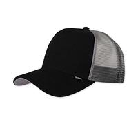 Djinns Trucker Cap Mesh Hat, WaffleJersey, Black, Unisex