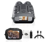 Djioyer Night Vision Goggles, R18 5X Digital Zoom Night Vision Binoculars for Total Night, 1080p Photo & Video Infrared Night Vision Goggles for Spotting, Hunting, Travel, Spy, Surveillance