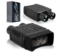 Djioyer Night Vision Goggles, R6 Night Vision Binoculars with LCD Screen, 1080p Infrared (IR) Digital Night Vision Scope Support 128GB TF Card for Hunting Camping Travel