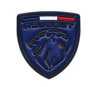 DJJNHF 3D Logo Emblem Sticker for Peugeot 2008 II Active/2008 GT/2008 Active Business 2019-2024, Car Emblem Letters Sticker for Car Exteriors, for Automotive Enthusiasts,F-With letters