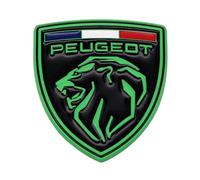 DJJNHF 3D Logo Emblem Sticker for Peugeot 2008 II Active/2008 GT/2008 Active Business 2019-2024, Car Emblem Letters Sticker for Car Exteriors, for Automotive Enthusiasts,D-With letters