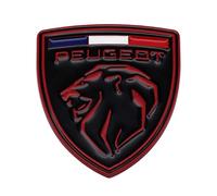 DJJNHF 3D Logo Emblem Sticker for Peugeot 2008 II Active/2008 GT/2008 Active Business 2019-2024, Car Emblem Letters Sticker for Car Exteriors, for Automotive Enthusiasts,E-With letters