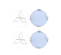 DJJNHF 4 Pcs Car Hub Centre Caps for Mitsubishi Eclipse Cross 2018-2023, Exterior Decoration Accessories Car Wheel Center Hub Caps Replacement Compatible,D