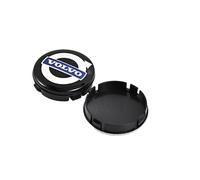 DJJNHF 4 Pcs Car Hub Centre Caps for Volvo V60 2020-2023 64mm, Exterior Decoration Accessories Car Wheel Center Hub Caps Replacement Compatible,B