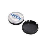 DJJNHF 4 Pcs Car Hub Centre Caps for Volvo V90 Cross Country 2018 64mm, Exterior Decoration Accessories Car Wheel Center Hub Caps Replacement Compatible,E