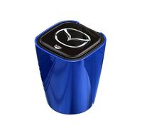 DJJNHF Car Ashtray for Mazda CX-5 CX5 2015-2020 2021 2022 2023, Easy Clean Up Flame Retardant High Temperature Resistant Portable Car Ashtray with Lid,Blue