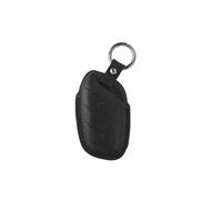 DJJNHF Car Key Fob Cover Protector for MG HS ZS MG5 MG6 TF GT6, Silicone Rubber Case with Anti-Scratch Protection, Keychain Clip,Bla-ck-Metal ring