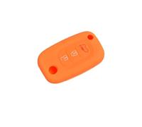 DJJNHF Car Key Fob Cover Protector for smart #1 2022-, Silicone Rubber Case with Anti-Scratch Protection, Keychain Clip,Orange-B