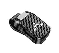DJJNHF Glasses Holder for Car Sun Visor for Mitsubishi Lancer Evolution X 2008-2014, Sunglass Holder for Car, Ticket Card Clip, Compact Storage Accessory,A
