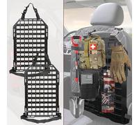 DJJUAJK Pack of 2 Molle Panel Car 58 cm x 36 cm Molle Back Seat Backrest Organiser Tactical Storage ABS Plastic Environmentally Friendly and Versatile