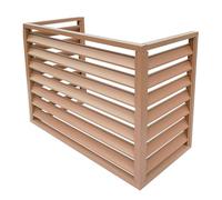 DJJYCTNM Aluminum Air Conditioner and Heat Pump Cover, Mini Split Air Conditioner Fence Screen for Outside Units, AC Unit Protector From Dogs, Noise Reduction ( Color : Gold , Size : 110*60*80cm/43*24