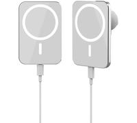 DJKKiTTQ Magnetic Car Wireless Charger,15W Fast Wireless Car Mount, Compatible with Magnetic Charger，For iPhone16/15/14/13/12 Mini/Pro/Pro Max (white)