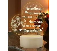 DJLLA Friend Gifts Christmas for Women Birthday Gift for Friends Female Motivational Night Light Special Gifts for Women Colleagues Girls Sister Christmas