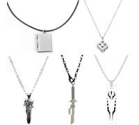 DJMANMENGG Anime Jujitsu Kaisen Toji Necklace Go-jo Satoru Aoi Todo Sukuna Finger Necklace Jjk Toji Fushiguro Merch 5pcs