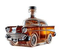 DJMAW Whiskey Decanter, Funny Truck Whiskey Decanter, Car Whiskey Bottle, Vintage Car Shaped Whiskey Decanter, Vintage Car Decanter For Whiskey Lovers, Home Bar Decoration(D)