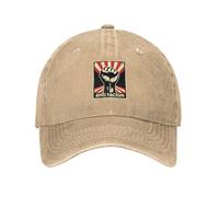 DJNGN Anti Fascism Hat Against Fascist Golf Hats Retro Dad Baseball Caps - Natural