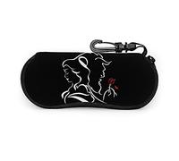 DJNGN Beauty Within the Beast Sunglasses Soft Case Portable Travel Zipper Glasses Case, Eyeglass Safety Pouch Zipper Box Case with Belt Clip