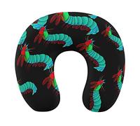 DJNGN Colorful Mantis Shrimp Neck Pillow Soft Washable Pillow U-Shaped Pillow for Home Office Travel