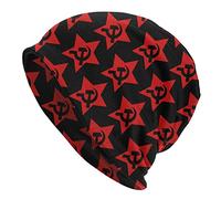 DJNGN Communist USSR Hammer Sickle Adult Unisex Knit Hat Hedging Cap Beanie Warm Hat Balaclava