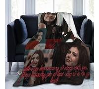 DJNGN Cozy Plush Elena Thow Blanket Gilbert Flannel Blanket,Bedding Warm Fleece Soft Blanket for Sofa Couch Living Room Office Car Camp Beach Blankets 50"X40"
